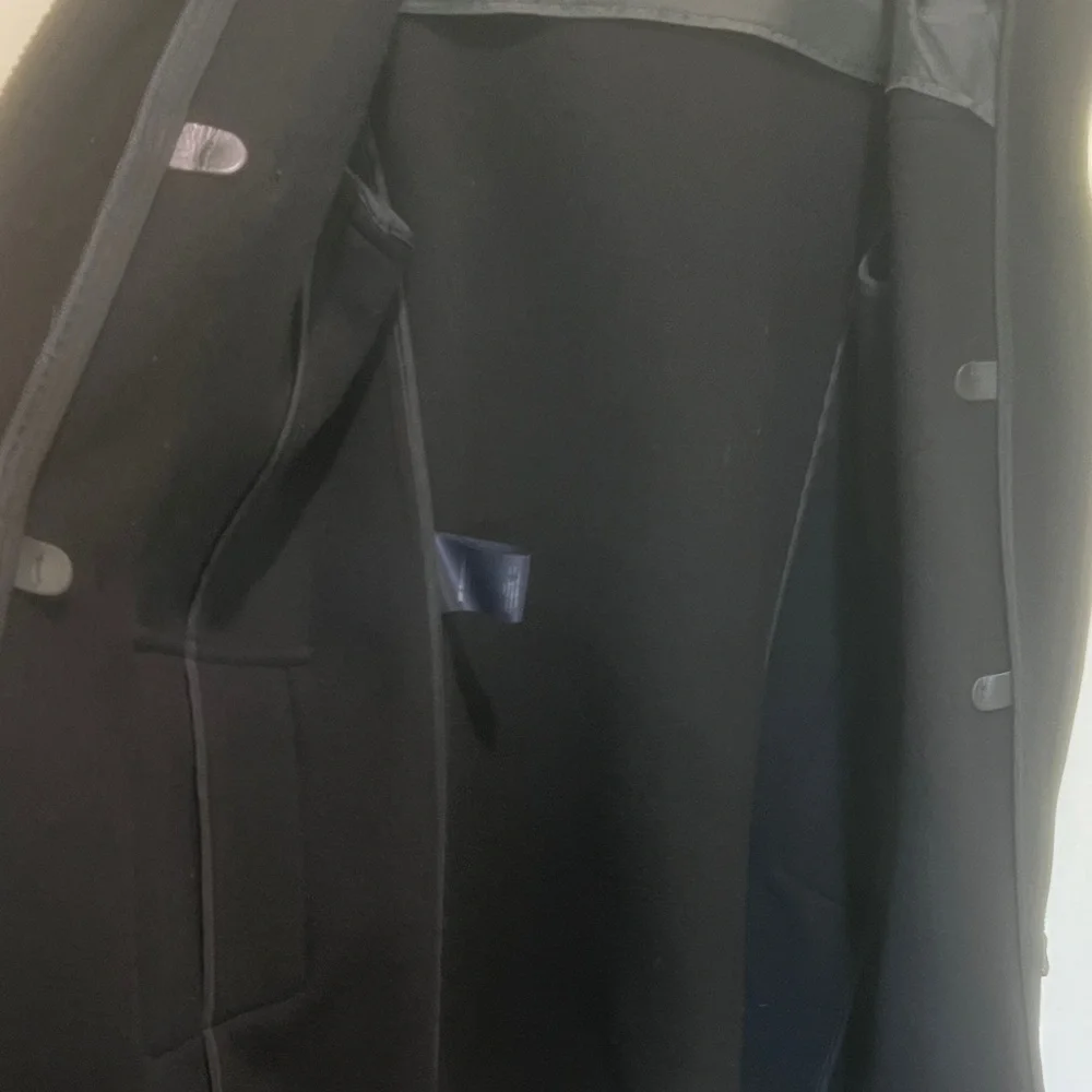 Burberry 100% Wool Duffle Black Hooded Toggle Coat Size 10 - EUC - Picture 9 of 10